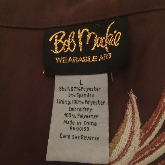 Bob Mackie Wearable Art Firebird Embroidered - Picture 6 of 7